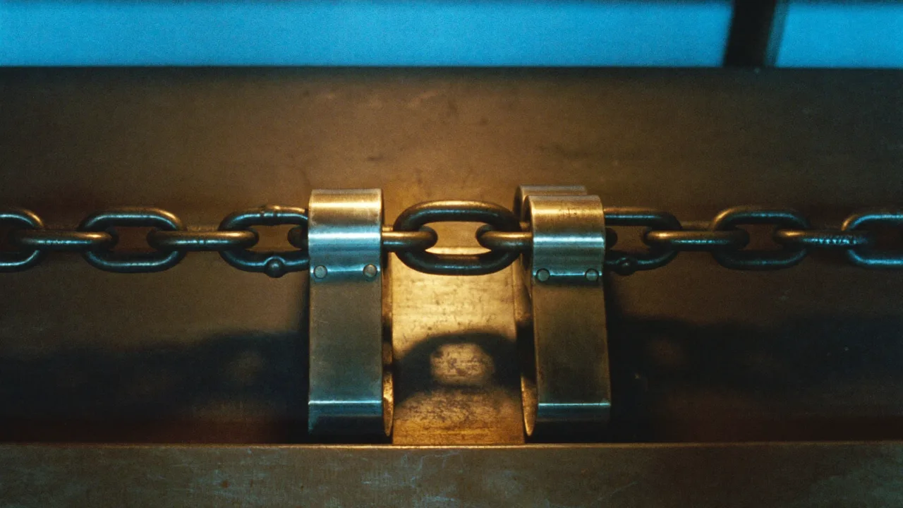 The chain runs on trust — only the link under the gauge gets checked.